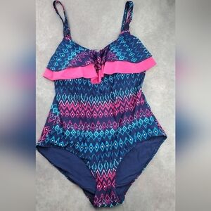 KIAN D  One-piece Colorful Women's‎ Swimsuit Size 4XL